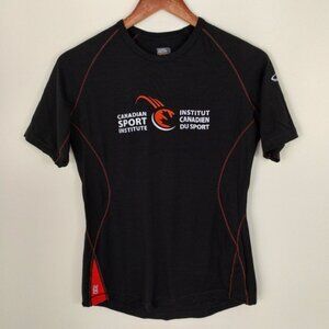 Icebreaker GT Technical Base Layer Woman Size M Black Canadian Sport Logo